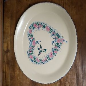 Home & Garden Party Stoneware Platter 13"